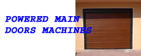 powered main doors machines